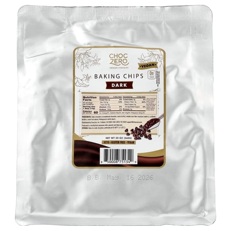 ChocZero - Baking Chips Sugar Free Dark Chocolate - 7 oz.