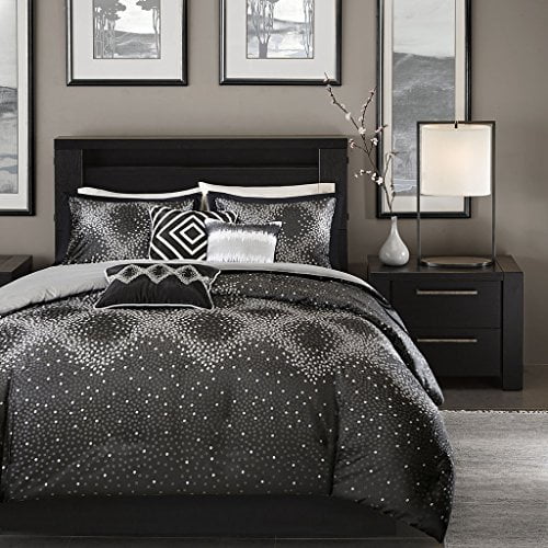 Madison Park Quinn Duvet Cover Set Black Walmart Canada