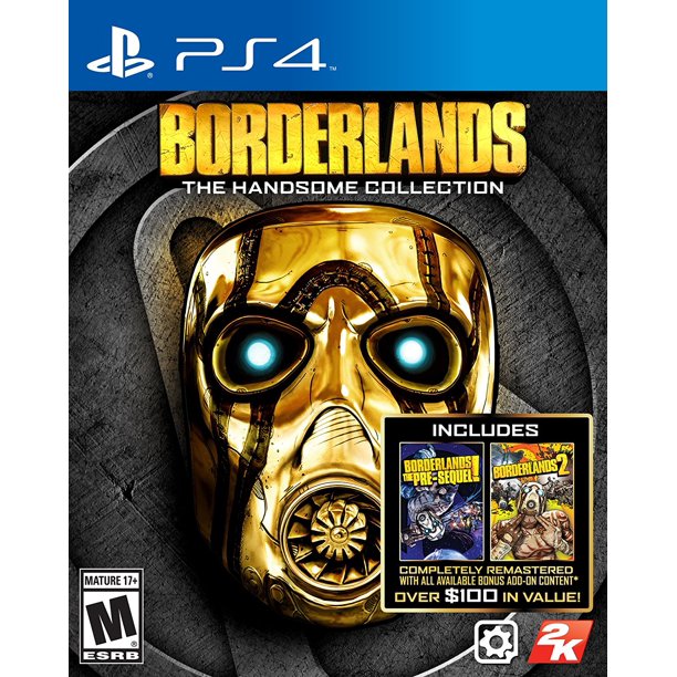 Borderlands The Handsome Collection Playstation 4 Vertical Controllers Aluminum Colorful Dualshock Gm2 Computer Pack Cheats Caps Sealed Cooling Wwii By 2k Games Walmart Com Walmart Com