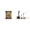 thumbnail image 1 of Marco De Fotos Vintage Ornamentado De Resina Y Figura De Jirafa De Cerámica, Centro De Mesa Decorativo Para Pasillo, Bodas Y Decoración De Oficina Moderna., 1 of 8