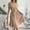 Kaki, variante sur Mefallenssiah Mode Femmes Décontracté Col Rond Imprimé Robe à Manches Courtes Été Robes Bandage
