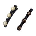 thumbnail image 2 of 2Pcs Sparkling Crystal Stone Hair Clips for Women, Hair Clips for Braids with 3 Small Clips, 2 of 5