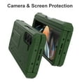 thumbnail image 5 of JiaheCover Belt Clip Phone Case for Samsung Galaxy Z Fold5,Shockproof Heavy Duty Rugged with Built-in 360°Rotation Belt Clip Holster Protective Case for Samsung Galaxy Z Fold5 2023,Green, 5 of 7