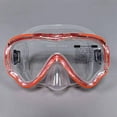 thumbnail image 2 of Máscara de buceo, equipo de snorkel seco, equipo de snorkel para buceo y apnea. Naranja, 2 of 9