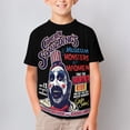 thumbnail image 3 of Captain Spaulding T-Shirts for Boys Girls, Kids 3D Print Short Sleeve, Unisex Crew Neck Tee Shirts for Youth, 3 of 9