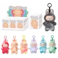 thumbnail image 5 of Para Labubu caja ciega serie colgante flocado modelo juguete Kawaii monstruo réplica llavero juguete muñeca de cumpleaños regalos de juguete, 5 of 5