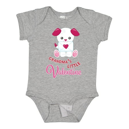 

Inktastic Grandma s Little Valentine Gift Baby Boy or Baby Girl Bodysuit