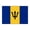 Barbados, variant on 1 Pack - National Flag Of Panama - 5x7 Inch Metal Print