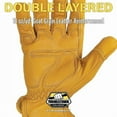 thumbnail image 2 of Arc Flash Gloves, Goat Grain Leather, Slip-On Cuff Tan, 2XL, 1 PR, 2 of 2