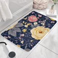 thumbnail image 3 of Pioneer Flower Floral Print Flannel Non Slip Door Rugs,Washable Door Mats Indoor,Decorative Door Mats,Dirt-Resistant and Absorbent Doormat for Entrance,Bedroom,Kitchen,Bathroom,31.5"x17", 3 of 4