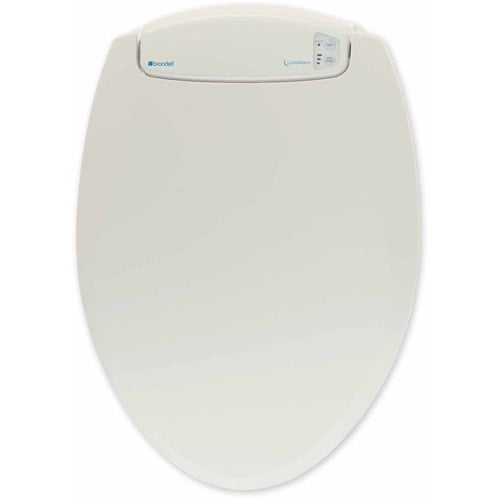 Brondell LumaWarm Heated Nightlight Toilet Seat, Elongated Biscuit