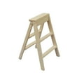 thumbnail image 4 of MLINS Creative Mini Wooden Ladder for Kids Playing Foldable and Beige Color, 4 of 8