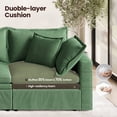 thumbnail image 4 of COPIAE 114" Cloud Couch, Oversized Modular Comfy Sofa for Living Room, L Shaped Sectional Couches with Detachable Sofa Cover, Storage Ottoman, 4 of 9