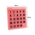 thumbnail image 4 of Digital Puzzles Toys Math Educational Toys Game for Training Educational Training Exercise pink 24 cubes, 4 of 9