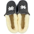 thumbnail image 3 of LAVRA Women's Slippers Faux Fur Lined Suede Moccasin House Shoes, 3 of 6