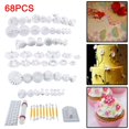 thumbnail image 1 of Advancent 68 uds, molde para pasteles, artesanía de azúcar, decoración, cortadores de émbolo para Fondant, herramientas, Kit de galletas, flor, hoja, Decoración del hogar Advancent HA023148-00, 1 of 6