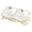 Clear, variant on Plastic Bowls with Lid Basket Tray,2 Removable Small Bowls Condiment Trays,ReusableTransparent Serving Bowls,7.48x3.94x3.54 inch Nut Serving Platter Snack Box for Chips,Charcuterie,Fruits (Clear)