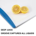 thumbnail image 6 of DSstyles Extra Large Cutting Board, Chopping Boards With Juice Grooves and Easy Grip TPR Handle, BPA Free, PP Plastic Cutting Board Set of 3, Dishwasher Safe, 6 of 8
