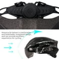 thumbnail image 4 of Jooan for Men Women with Safety Led Back Light Detachable Magnetic Goggles for Visor Mountain & Road Adjustable Adult Cycling Helmets, Black White, 4 of 9