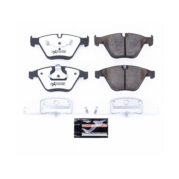 Front Brake Pad Set - Compatible with 2006 - 2007 BMW 530xi