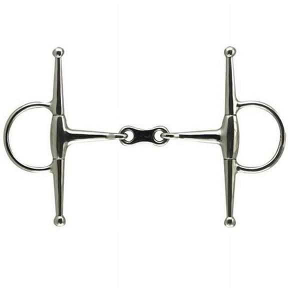 Coronet 211920 5 in. French Mouth Full Cheek Eggbutt Bit