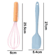thumbnail image 2 of Utensilios de cocina de silicona Juego de utensilios de cocina de 2 piezas, silicona libre de BPA, resistente al calor, apto para lavavajillas, 2 of 5
