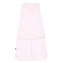 HALO Cotton SleepSack Swaddle, 3-Way Adjustable Wearable Blanket, TOG 1.5, Solid Pink, Girls, Infant, Small, 3-6 Months