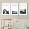 thumbnail image 2 of IDEA4WALL Framed Canvas Print Wall Art Set Black White Snowy Winter Mountain Landscape Nature Photography Modern Art Rustic Scenic for Living Room, Bedroom, Office - 16"x24"x3 White, 2 of 5