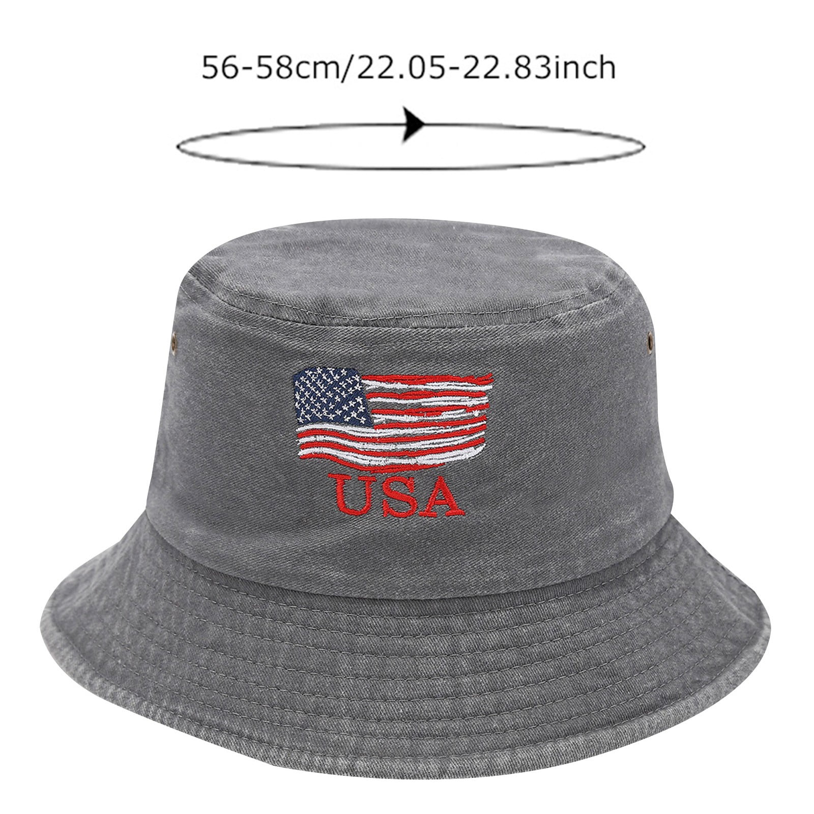Under $10 Bucket Hats Green Unisex Bucket Hat for Women Men Summer