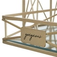 thumbnail image 5 of Home Details Beauty Essentials Vanity Tower in Satin Gold Finish, 5 of 5
