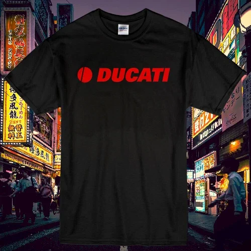 Reprint Rare New Ducarti Racing T-shirt Funny Size S to 5XL