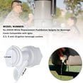 thumbnail image 2 of Upgraded push-button cooler faucet replacement, compatible with 2, 3, 5, and 10-gallon beverage coolers, durable cooler faucet replacement parts for 2-10 gallon water jugs (white-30), 2 of 4