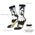 thumbnail image 4 of Silaia Bluey Print Adult Socks, Athletic Socks, Mens and Womens Crew Cushion Socks,Work Athletic Running Socks,Casual Breathable Socks, 4 of 6