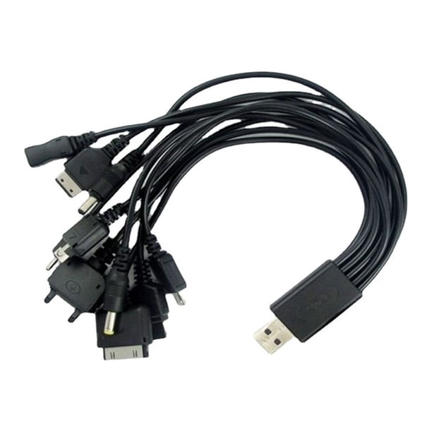 Methold Cable USB Alta compatibilidad 10 en 1 Cargadores de solución de carga para gama alta altamente funcional Teléfono y Comunicación