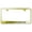 Gold, variant on Jeep Cherokee Laser Etched Logo Stainless Steel License Plate Frame (Chrome)