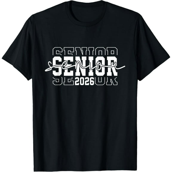 Premium model-Unisex-100% cotton-Senior 2026 Class of 2026 Seniors Graduation 2026 Senior 26 T-Shirt
