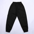 thumbnail image 5 of Boys Sweatpants,Boys Warm Lined Casual Jogger Pants With Adjustable Ankle For Outdoor Play And Comfortable Trousers,Boys Pants,Black,15-16 Years, 5 of 8