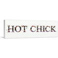 thumbnail image 1 of ARTCANVAS HOT CHICK Girls Room Decor Canvas Art Print - Size: 48" x 16" (1.50" Deep), 1 of 9