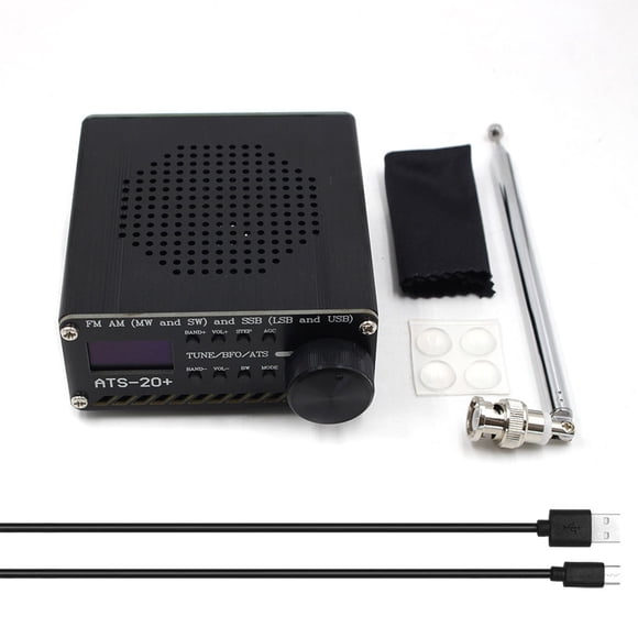Injueey ATS-20 Plus Si4732 Radio AM (MW y SW) SSB (LSB y USB) Receptor de radiograma moderno ensamblado de frecuencia de audio Todas las radios Electrónica miscelánea