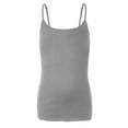 thumbnail image 4 of Emmalise PreTeen Training Bra Camisole Wireless Built in Fabric Support Cami (3Pk Blk, White, H Gray, Med, 90-110 lbs), 4 of 5