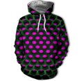 thumbnail image 1 of Hole Pattern Personality Creative 3D Printing Men's Hooded Sweatshirt Autumn and Winter Colorful Fashion Pullover Hoodie, 1 of 5