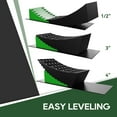thumbnail image 3 of Camper Levelers, Up to 35,000 lbs RV Camper Leveling Kit with Curved Levelers and Wheel Chocks, Offers Gradual Height Changes Instead of Block Height Increments, Comes with Anti-Slip Mats, 3 of 5
