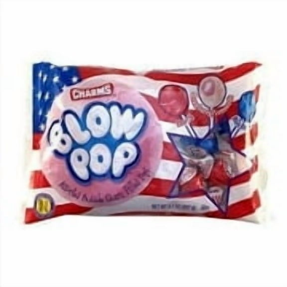 Charms Red White & Blue Flag Blow Pops - 9.1-oz. Bag