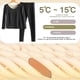 thumbnail image 3 of Conjunto de ropa interior térmica para mujer, calzoncillos largos con cuello en V ultra suave y forro polar, 3 of 8