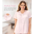thumbnail image 3 of Pyjama à Manches Courtes pour Femmes, Rose Champagne, 3 of 5