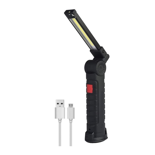 Yuarrent Luz de trabajo LED giratoria de 360 grados, lámpara de trabajo plegable de mano, luz de inspección USB Iluminación novedosa No.2 Yuarrent HA024696-02