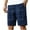 Dark Blue, variant on VSSSJ Plaid Shorts for Men Loose Fit Comfort Elastic Waist Beach Shorts Summer Casual Fashion Sports Checked Shorts with Zipper Pockets Light Blue L