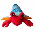 thumbnail image 2 of Snugarooz Hermie The Crab Plush Dog Toy 8in., 2 of 2
