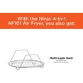 Ninja AF101 Air Fryer, 4 Qt, Black/gray