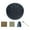 Noir, variante sur TISHITA Mini Tambour à Langue en Acier 3 Pouces 6 Notes pour Enfants Adultes Éducation Camping